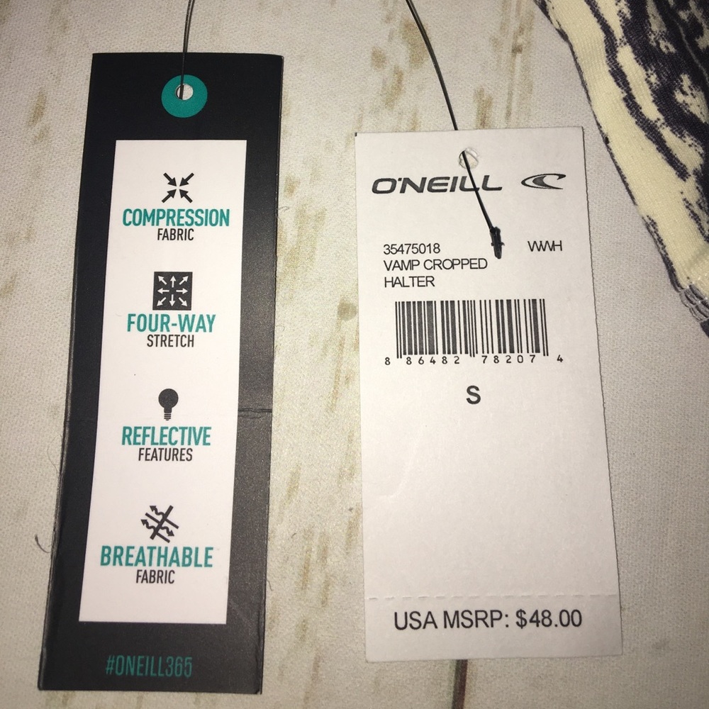 🔥O'Neill 365 Women's Vamp Cropped Halter NWT - Picture 6 of 6